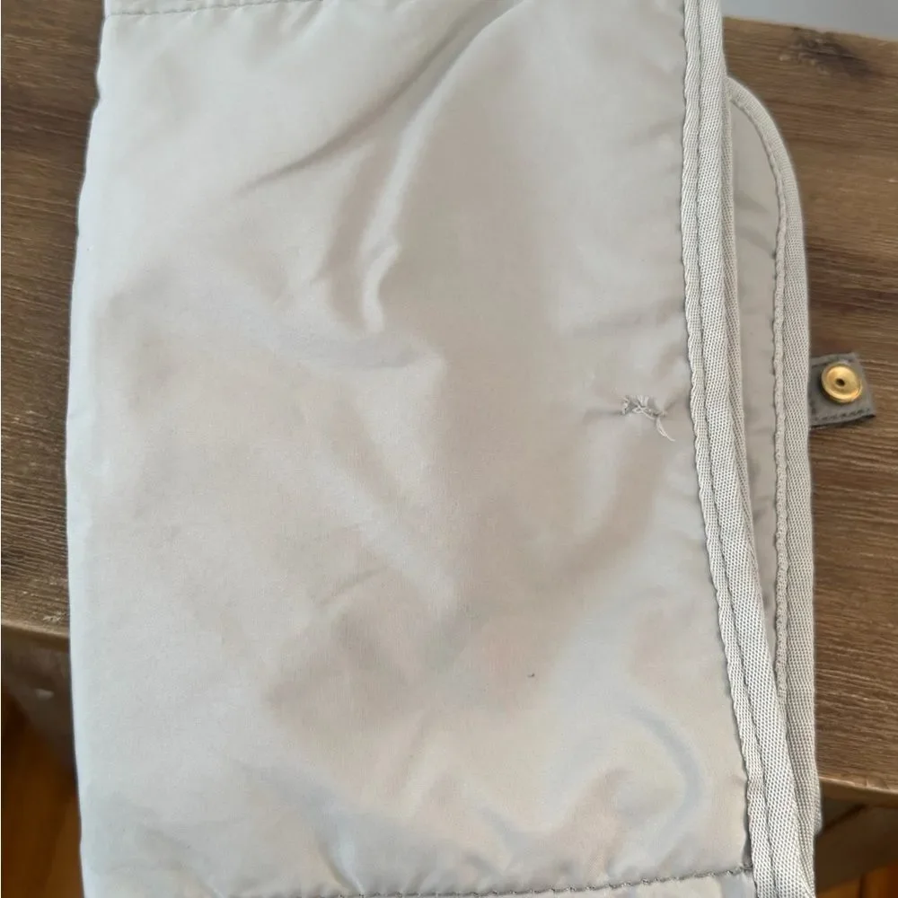 Freshly Picked light gray diaper bag